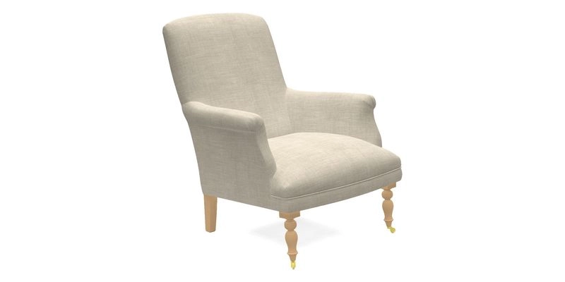 Snape Chair in V&A Threads of India Opulent Velvets Andhra Weave Flame