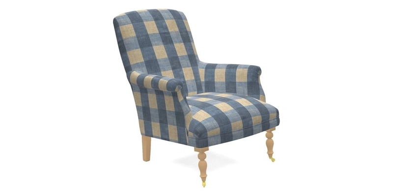 Snape Chair in V&A Threads of India Opulent Velvets Andhra Weave Flame