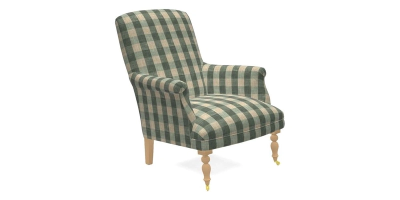 Snape Chair in V&A Threads of India Opulent Velvets Andhra Weave Flame