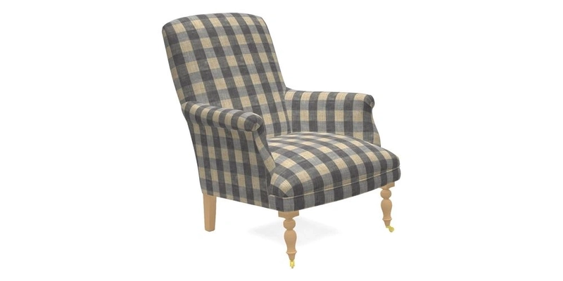 Snape Chair in V&A Threads of India Opulent Velvets Andhra Weave Flame