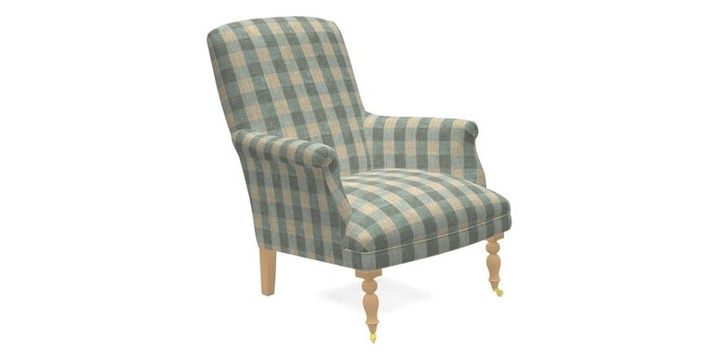 Snape Chair in V&A Threads of India Opulent Velvets Andhra Weave Flame