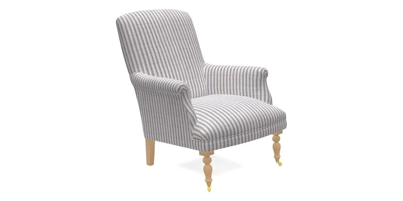 Snape Chair in V&A Threads of India Opulent Velvets Andhra Weave Flame