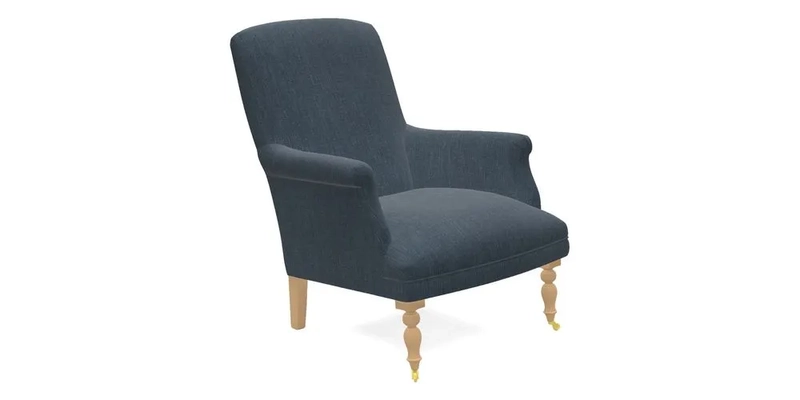 Snape Chair in V&A Threads of India Opulent Velvets Andhra Weave Flame