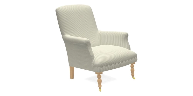 Snape Chair in V&A Threads of India Opulent Velvets Andhra Weave Flame