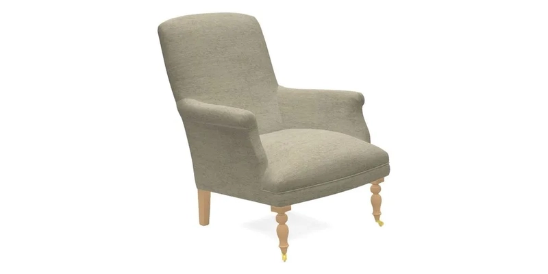 Snape Chair in V&A Threads of India Opulent Velvets Andhra Weave Flame