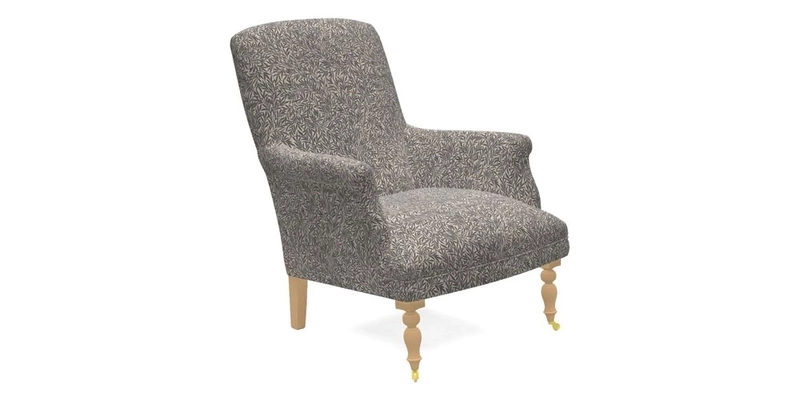 Snape Chair in V&A Threads of India Opulent Velvets Andhra Weave Flame