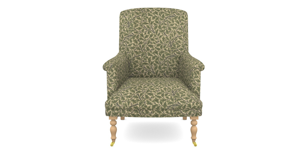 Product photograph of Snape Bespoke Chairs In V A Drawn From Nature Collection - Oak Tree - Light Green from Sofas and Stuff Limited