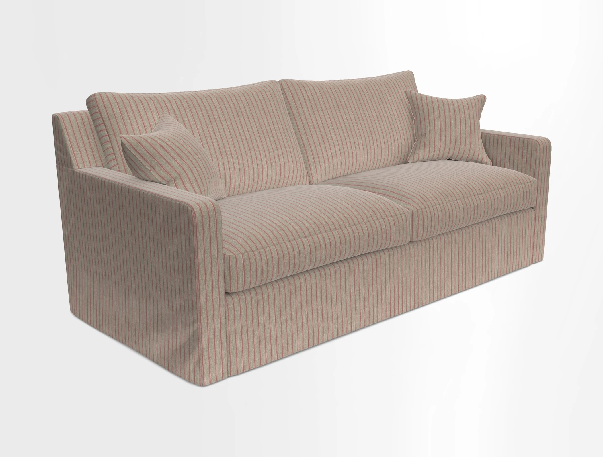 Stopham Sofa Bed in Romo Linara Shingle, seat in Designer's Guild Florian Corn