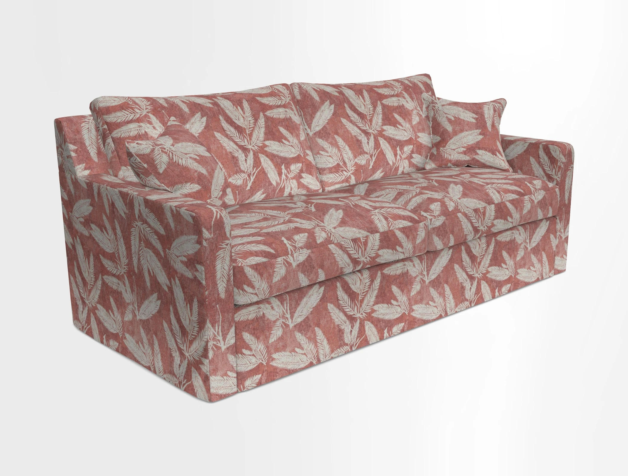 Stopham Sofa Bed in Romo Linara Shingle, seat in Designer's Guild Florian Corn