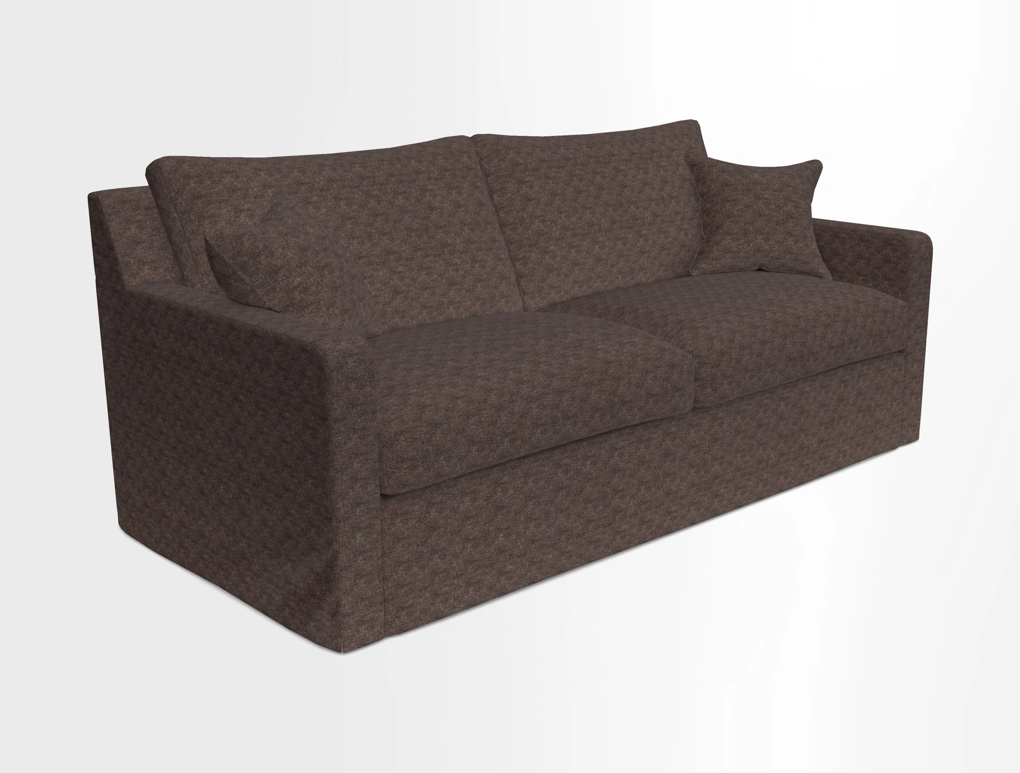 Stopham Sofa Bed in Romo Linara Shingle, seat in Designer's Guild Florian Corn