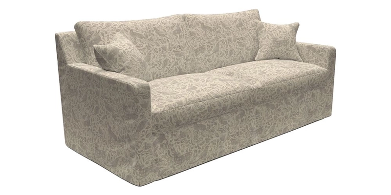 Stopham Sofa Bed in Romo Linara Shingle, seat in Designer's Guild Florian Corn