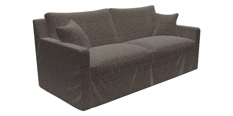 Stopham Sofa Bed in Romo Linara Shingle, seat in Designer's Guild Florian Corn