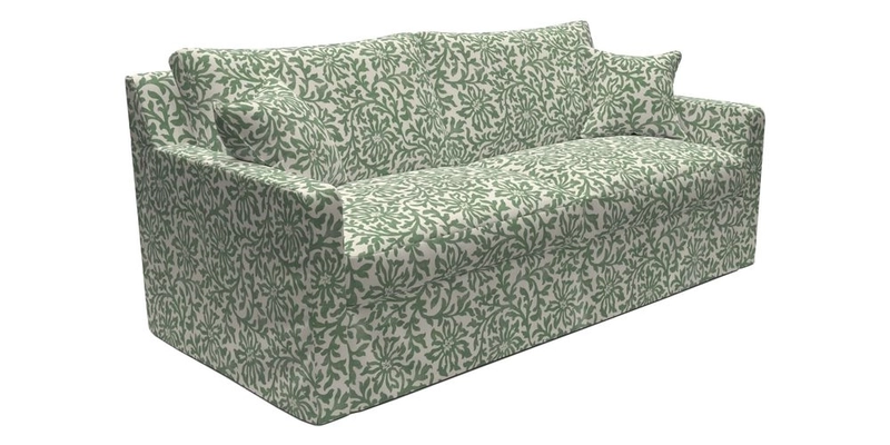 Stopham Sofa Bed in Romo Linara Shingle, seat in Designer's Guild Florian Corn Stopham Sofa Bed in Romo Linara Shingle, seat in Designer's Guild Florian Corn