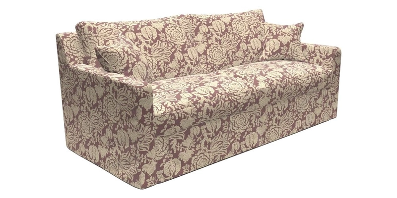 Stopham Sofa Bed in Romo Linara Shingle, seat in Designer's Guild Florian Corn