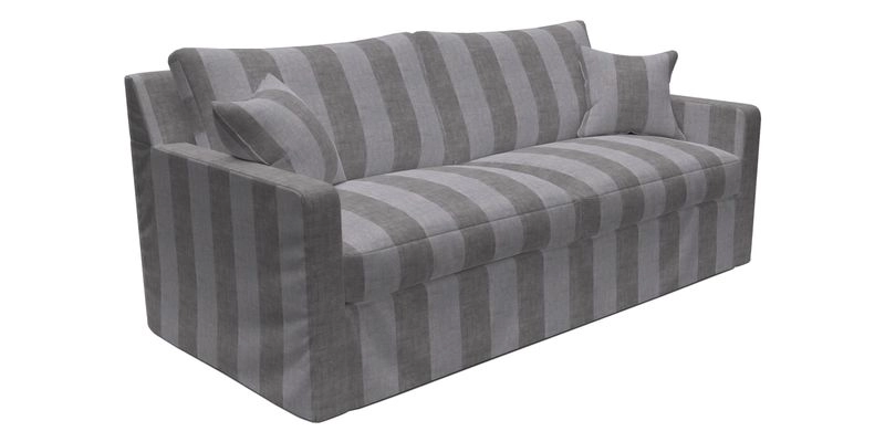 Stopham Sofa Bed in Romo Linara Shingle, seat in Designer's Guild Florian Corn