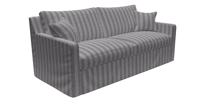 Stopham Sofa Bed in Romo Linara Shingle, seat in Designer's Guild Florian Corn