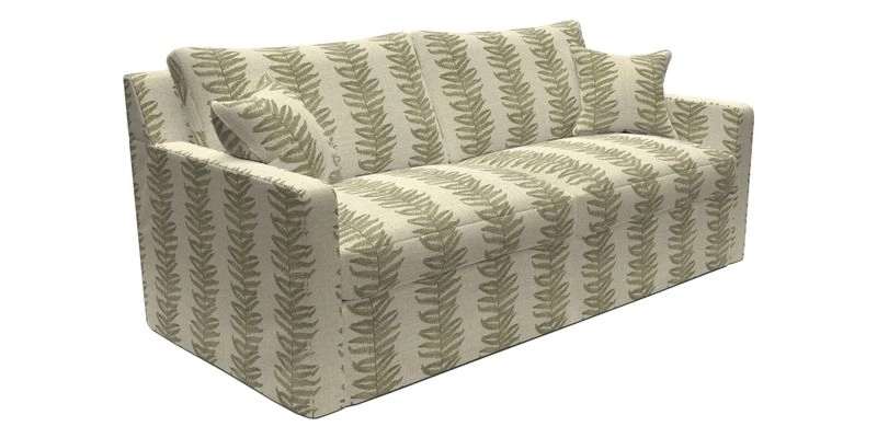 Stopham Sofa Bed in Romo Linara Shingle, seat in Designer's Guild Florian Corn