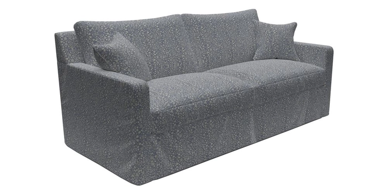 Stopham Sofa Bed in Romo Linara Shingle, seat in Designer's Guild Florian Corn