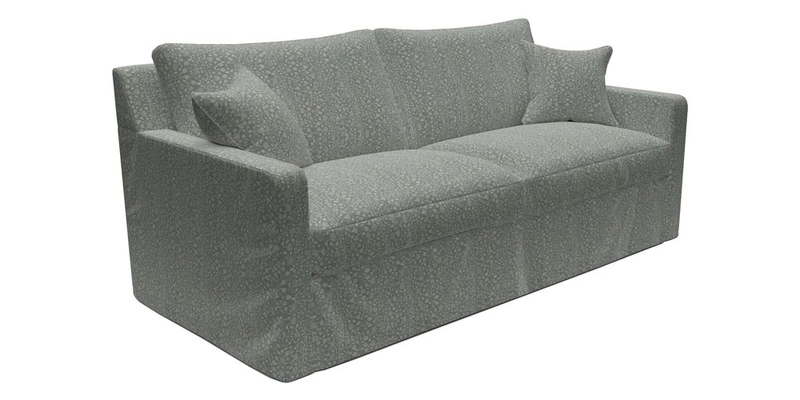 Stopham Sofa Bed in Romo Linara Shingle, seat in Designer's Guild Florian Corn