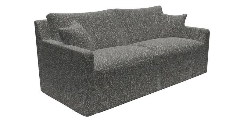 Stopham Sofa Bed in Romo Linara Shingle, seat in Designer's Guild Florian Corn