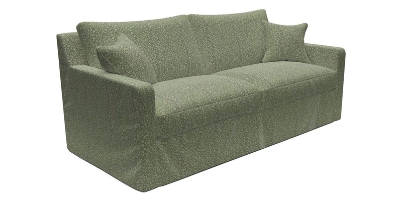 Stopham Sofa Bed in Romo Linara Shingle, seat in Designer's Guild Florian Corn