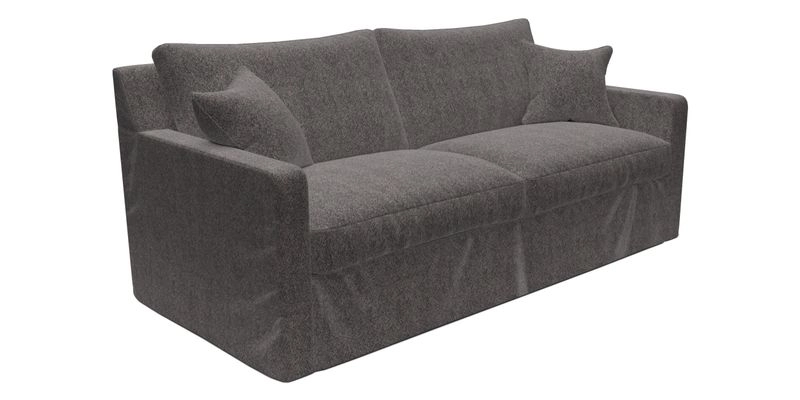 Stopham Sofa Bed in Romo Linara Shingle, seat in Designer's Guild Florian Corn
