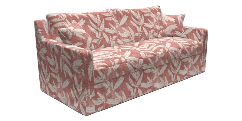 Stopham Sofa Bed in Romo Linara Shingle, seat in Designer's Guild Florian Corn