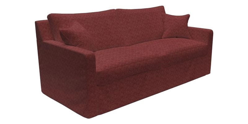 Stopham Sofa Bed in Romo Linara Shingle, seat in Designer's Guild Florian Corn