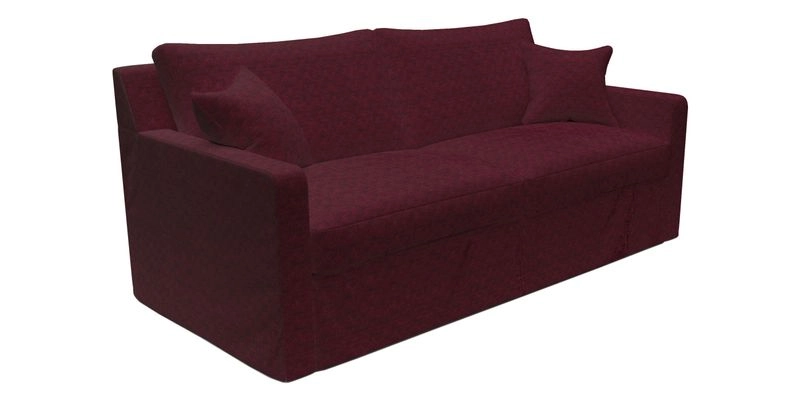 Stopham Sofa Bed in Romo Linara Shingle, seat in Designer's Guild Florian Corn