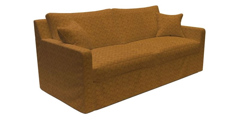 Stopham Sofa Bed in Romo Linara Shingle, seat in Designer's Guild Florian Corn