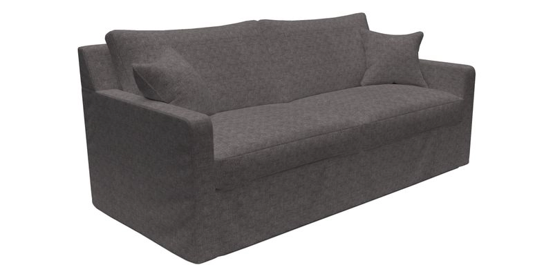 Stopham Sofa Bed in Romo Linara Shingle, seat in Designer's Guild Florian Corn