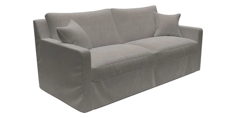 Stopham Sofa Bed in Romo Linara Shingle, seat in Designer's Guild Florian Corn