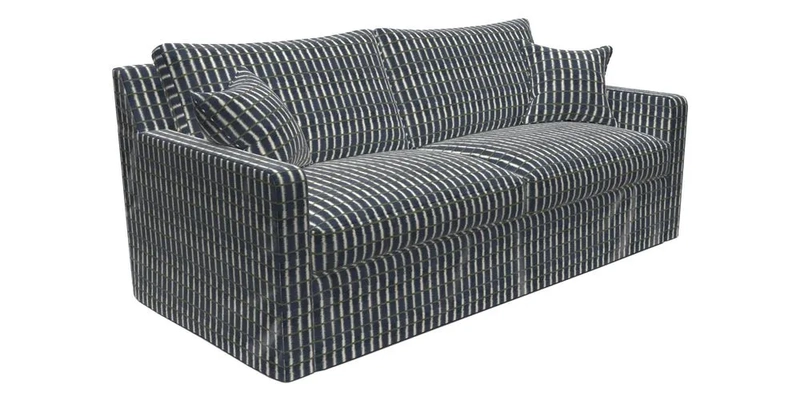 Stopham Sofa Bed in Romo Linara Shingle, seat in Designer's Guild Florian Corn