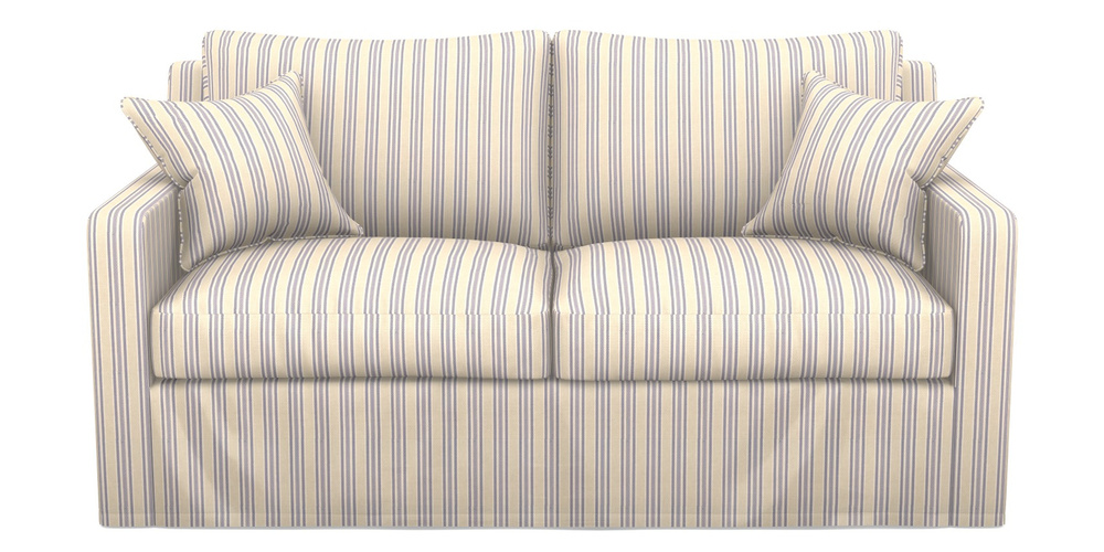 Product photograph of Stopham Sofa Bed 2 5 Seater Sofa Bed In Cloth 22 - Racing Stripes Ayr - Blueberry from Sofas and Stuff Limited