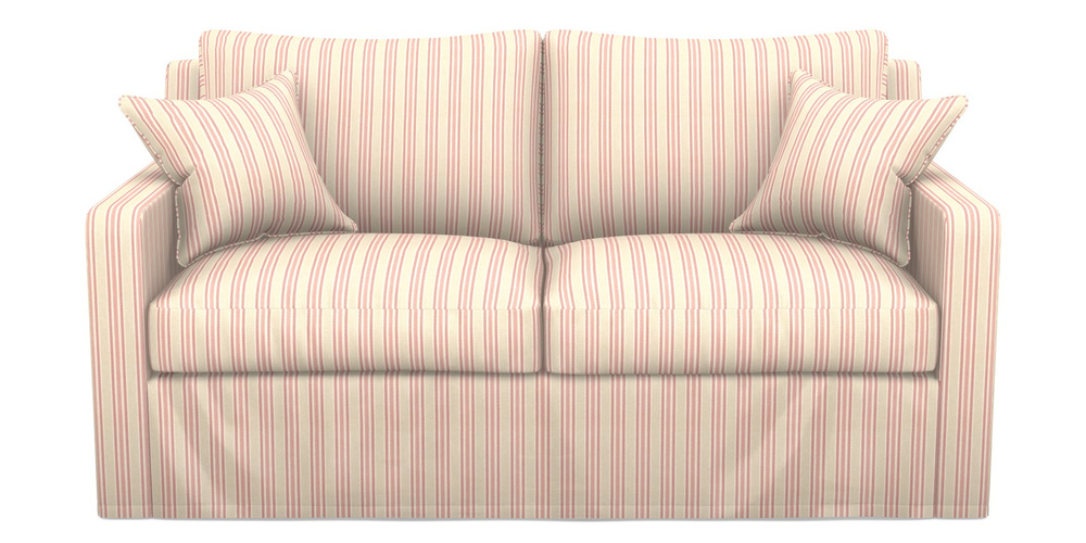 Product photograph of Stopham Sofa Bed 2 5 Seater Sofa Bed In Cloth 22 - Racing Stripes Ayr - Cherry from Sofas and Stuff Limited