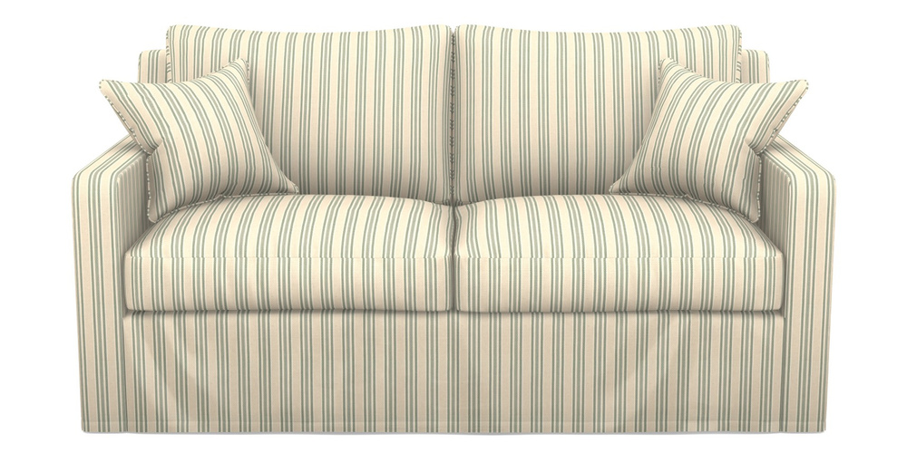 Product photograph of Stopham Sofa Bed 2 5 Seater Sofa Bed In Cloth 22 - Racing Stripes Ayr - Mint from Sofas and Stuff Limited