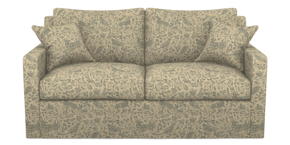 Product photograph of Stopham Sofa Bed 2 5 Seater Sofa Bed In V A Drawn From Nature - Bird And Rabbit - Duck Egg from Sofas and Stuff Limited