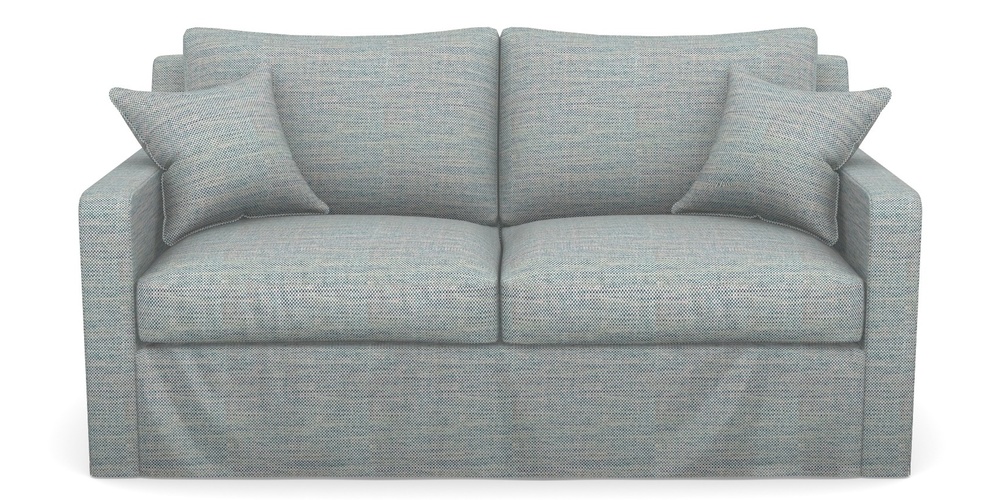 Product photograph of Stopham Sofa Bed 2 5 Seater Sofa Bed In Basket Weave - Blue from Sofas and Stuff Limited