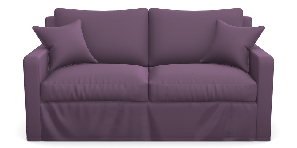 Product photograph of Stopham Sofa Bed 2 5 Seater Sofa Bed In Clever Glossy Velvet - Blackcurrant from Sofas and Stuff Limited