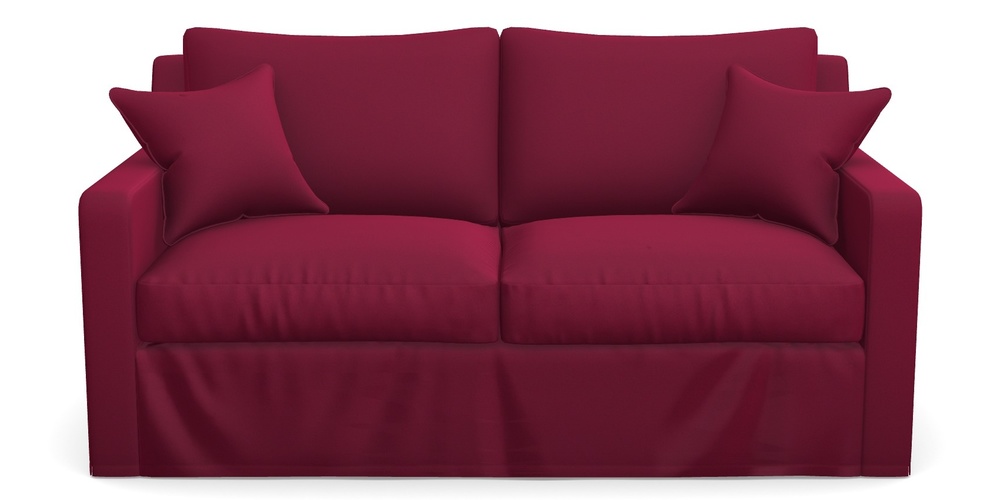 Product photograph of Stopham Sofa Bed 2 5 Seater Sofa Bed In Clever Glossy Velvet - Chianti from Sofas and Stuff Limited