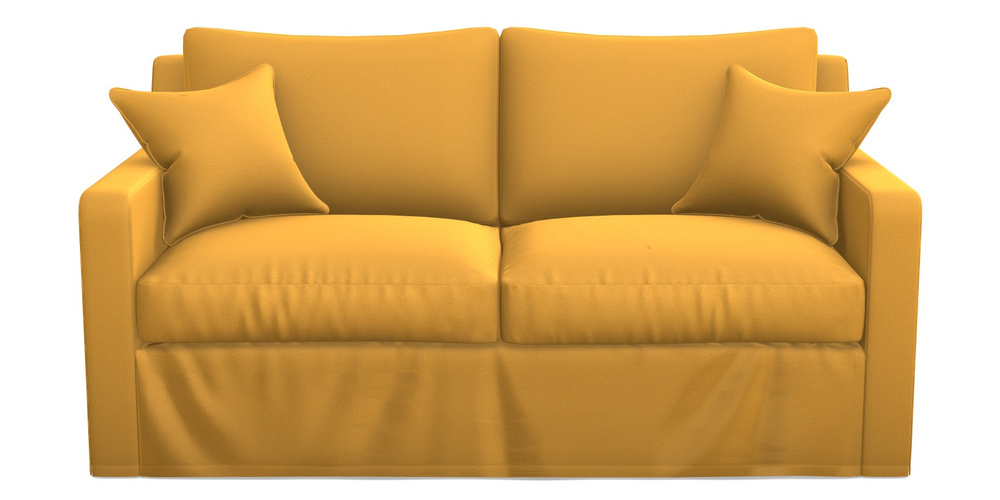 Product photograph of Stopham Sofa Bed 2 5 Seater Sofa Bed In Clever Glossy Velvet - Fools Gold from Sofas and Stuff Limited