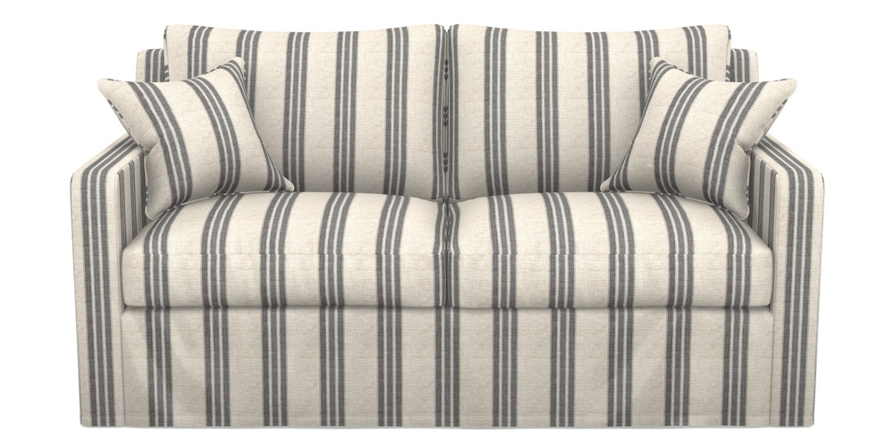 Product photograph of Stopham Sofa Bed 2 5 Seater Sofa Bed In Cloth 18 Stripes - Bengal - Bible Black from Sofas and Stuff Limited