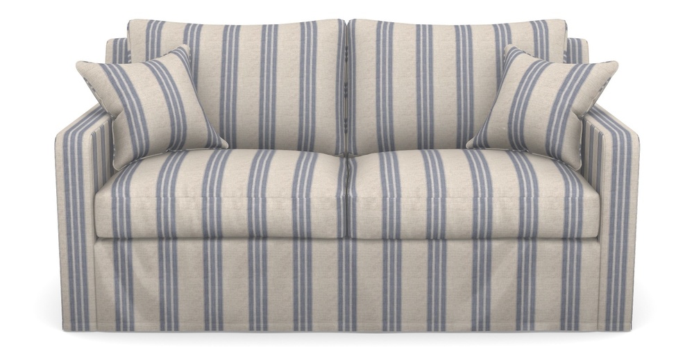 Product photograph of Stopham Sofa Bed 2 5 Seater Sofa Bed In Cloth 18 Stripes - Bengal - Indigo from Sofas and Stuff Limited