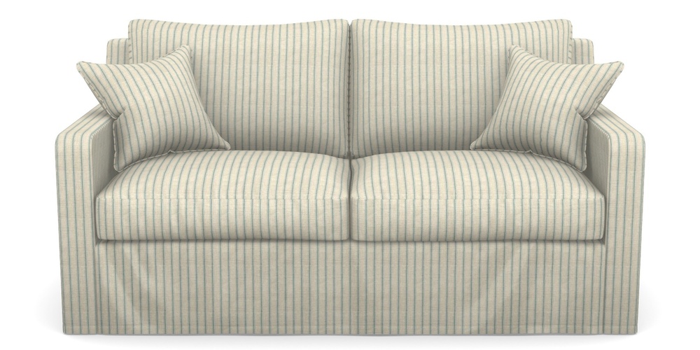 Product photograph of Stopham Sofa Bed 2 5 Seater Sofa Bed In Cloth 18 Stripes - Ticking - Basil from Sofas and Stuff Limited