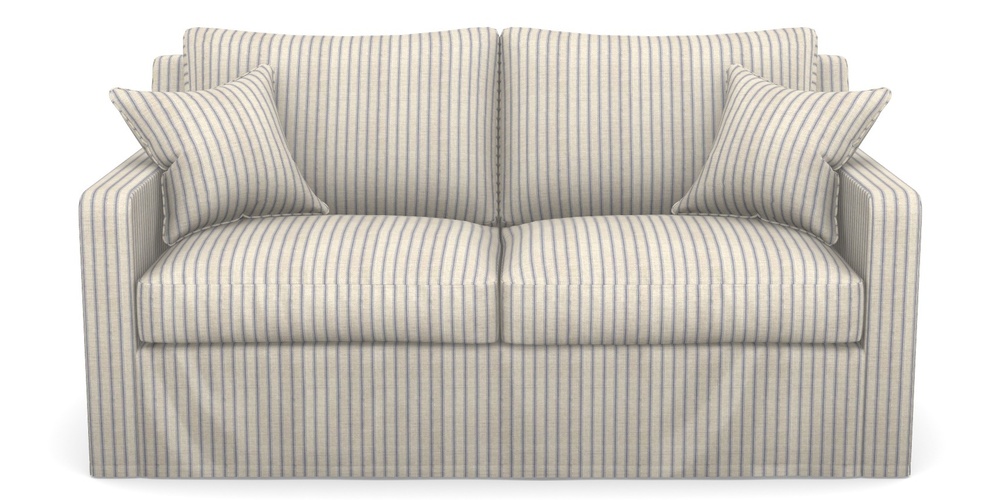 Product photograph of Stopham Sofa Bed 2 5 Seater Sofa Bed In Cloth 18 Stripes - Ticking - Indigo from Sofas and Stuff Limited