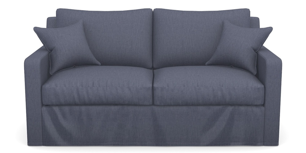 Product photograph of Stopham Sofa Bed 2 5 Seater Sofa Bed In Clever Cotton Mix - Oxford Blue from Sofas and Stuff Limited