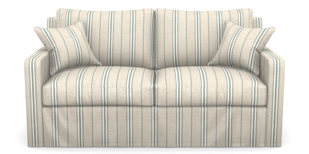 Product photograph of Stopham Sofa Bed 2 5 Seater Sofa Bed In Cloth 18 Stripes - Regimental - Basil from Sofas and Stuff Limited