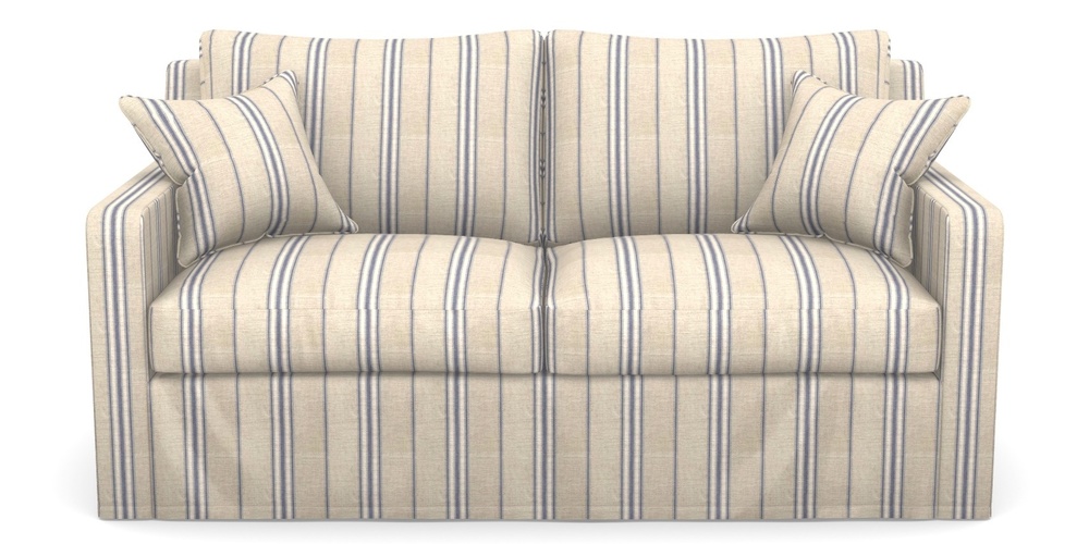 Product photograph of Stopham Sofa Bed 2 5 Seater Sofa Bed In Cloth 18 Stripes - Regimental - Indigo from Sofas and Stuff Limited