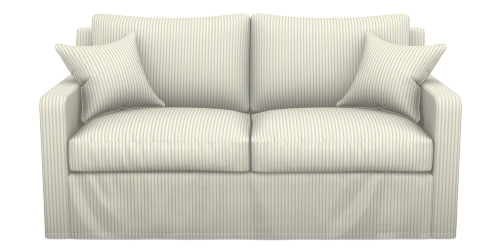 Product photograph of Stopham Sofa Bed 2 5 Seater Sofa Bed In Cotton Stripe - Sky from Sofas and Stuff Limited