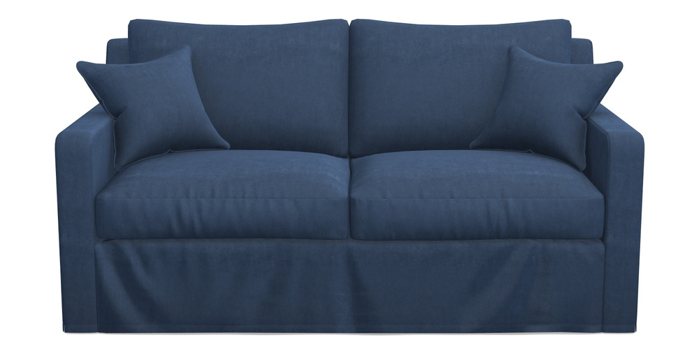 Product photograph of Stopham Sofa Bed 2 5 Seater Sofa Bed In Clever Tough And Eco Velvet - Agean from Sofas and Stuff Limited